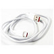 Кабель Dengos USB-USB Type-C 1м White (PLS-TC-6A-WHITE)