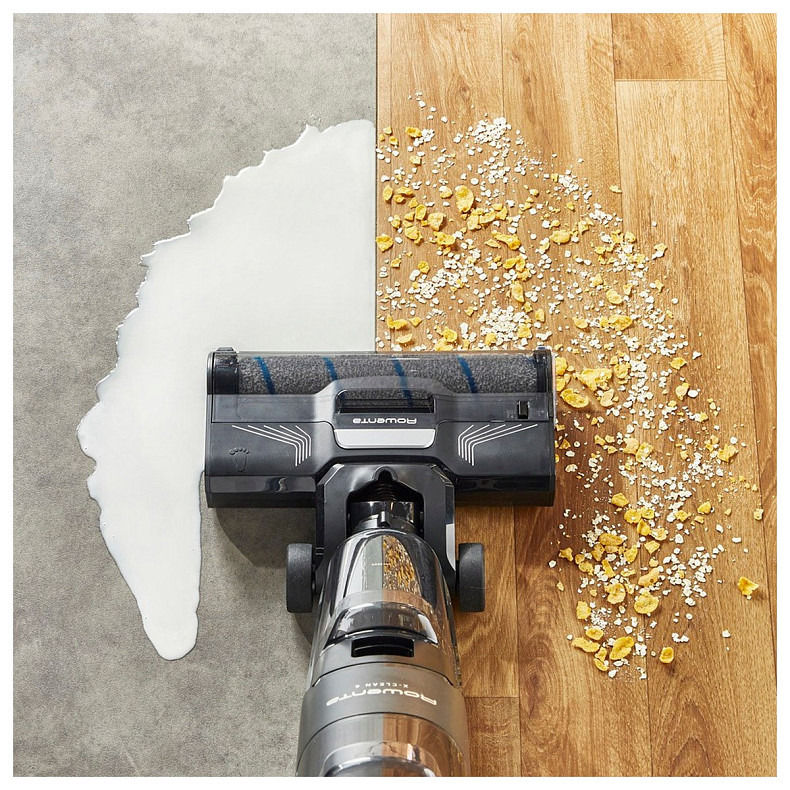 Пылесос Rowenta беспроводной моющий X-Clean 4, 200Вт, конт пыль -0.45л, конт для воды-0.73л, автон. р