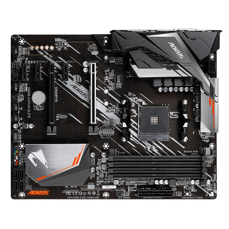 Материнська плата Gigabyte A520 Aorus Elite Socket AM4