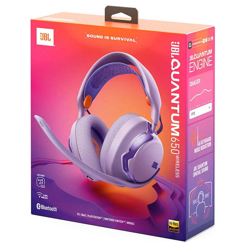 Наушники JBL Quantum 650 Purple (JBLQTUM650PUR)
