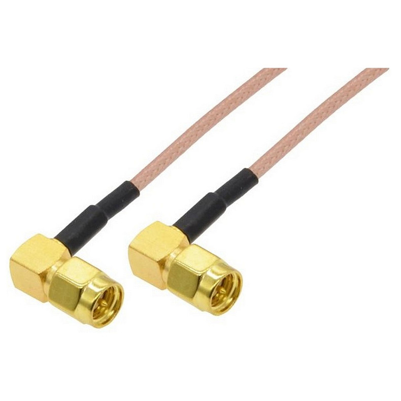 Антенний кабель 4Hawks RP-SMA to RP-SMA cable, R/A, black, H155, 20м, 1 шт