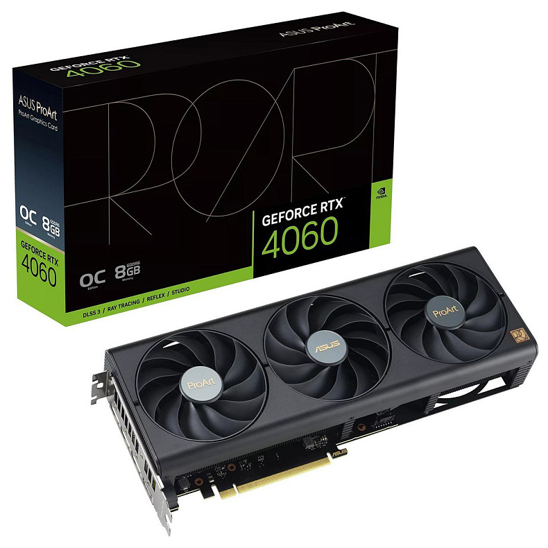 Відеокарта ASUS GeForce RTX 4060 8GB GDDR6 PROART OC PROART-RTX4060-O8G