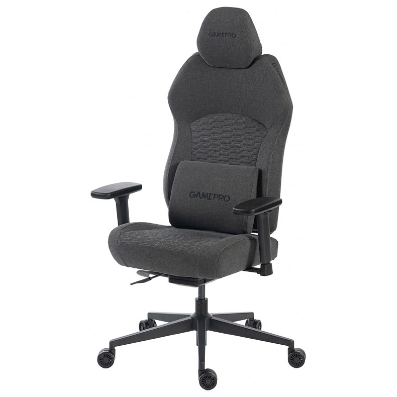 Крісло ігрове GamePro GC760DG Fabric Dark Gray