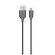 Кабель Ttec (2DK7530GR) USB - мicroUSB 1.2м, Gray