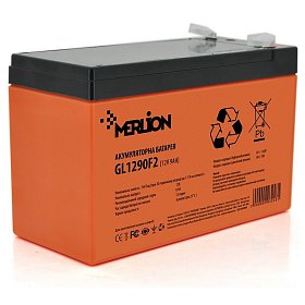 Акумуляторна батарея Merlion 12V 9AH Orange GEL (GL1290F2GEL/03248)