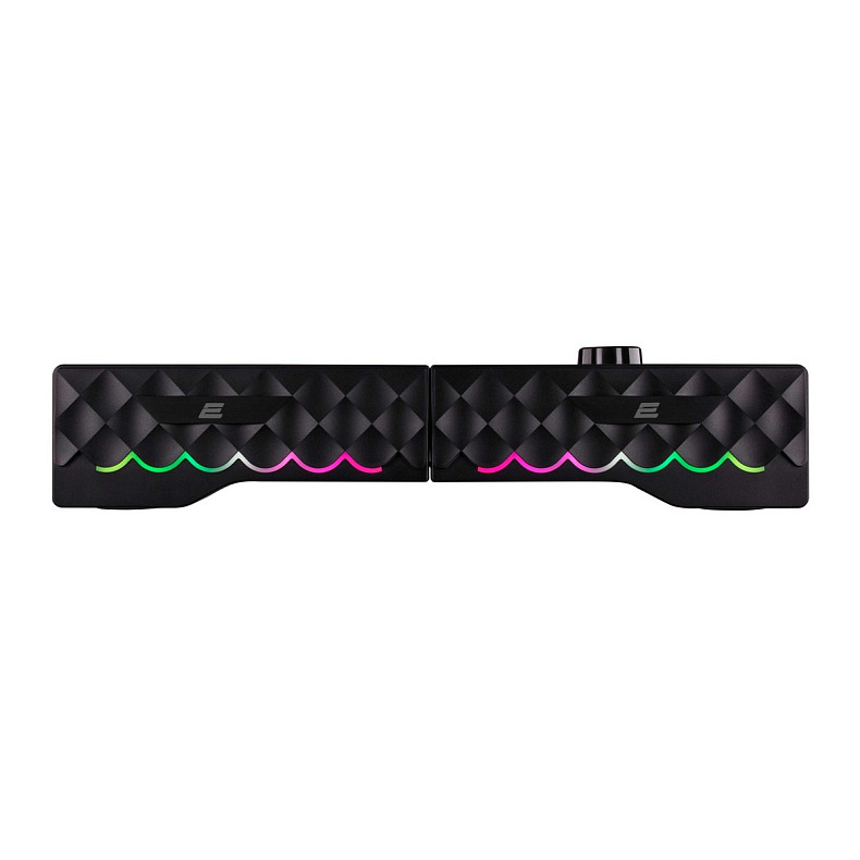 Акустична система 2E PCS232 RGB Soundbar 2.0 USB Black (2E-PCS232BK)