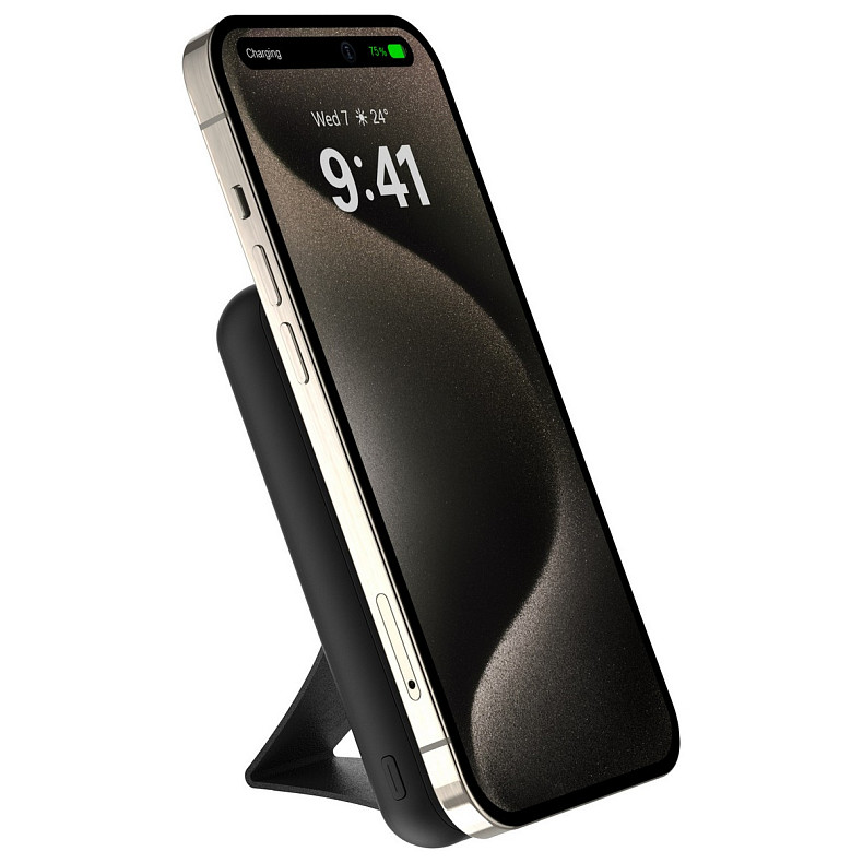 Универсальная мобильная батарея Energizer Magnetic Wireless 10000mAh 22.5W PD USB-A, USB-C In/Out, Black