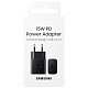 Мережевий зарядний пристрій Samsung 15W Power Adapter Black