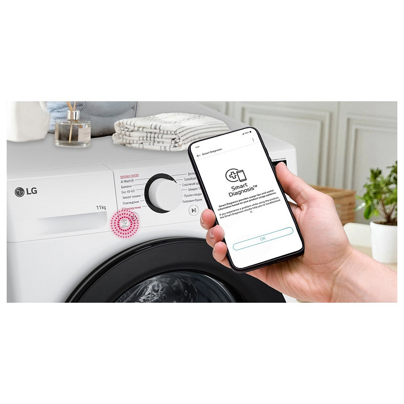 Стиральная машина LG F4Y5ES6W