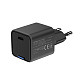 Сетевое зарядное устройство ColorWay GaN Mini 25W PD Port PPS USB-C Black (CW-CHS052PD-BK)