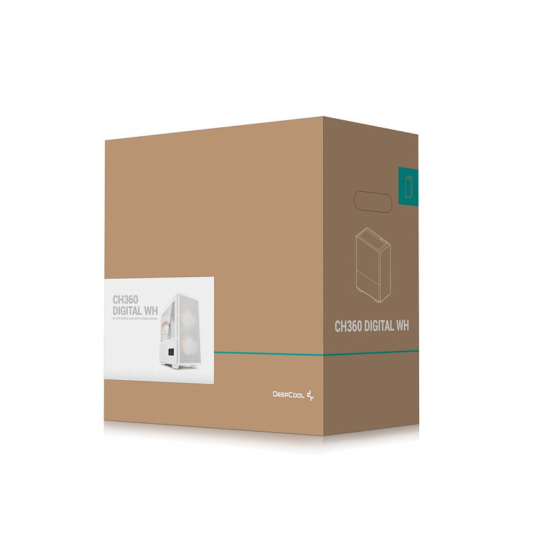Корпус DeepCool CH360 Digital White (R-CH360-WHAPE3D-G-1) без БП