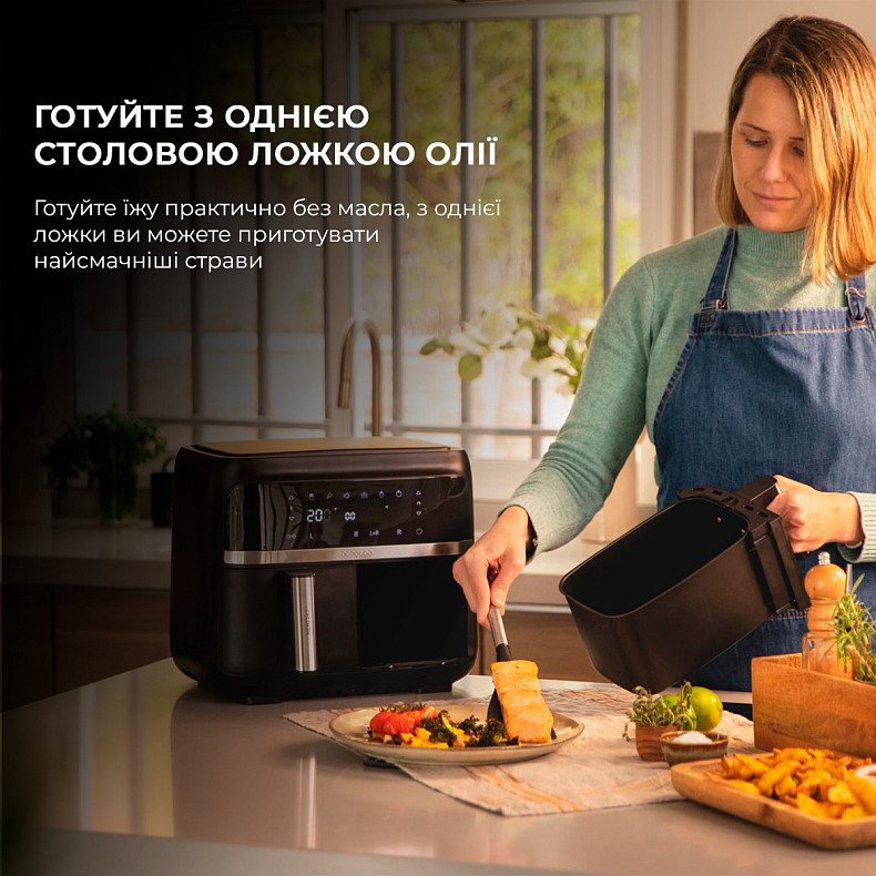 Мультипечь (аэрогриль-фритюрница) CECOTEC Cecofry Advance Double