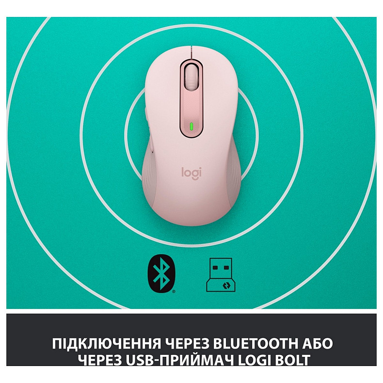 Мишка Logitech Signature M650 Rose USB (910-006254)