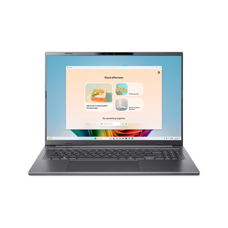 Ноутбук Acer Aspire 16 A16-11M 16" WUXGA IPS, Qualcomm X X1-26-100, 16GB, F512GB, UMA, Win11, сірий