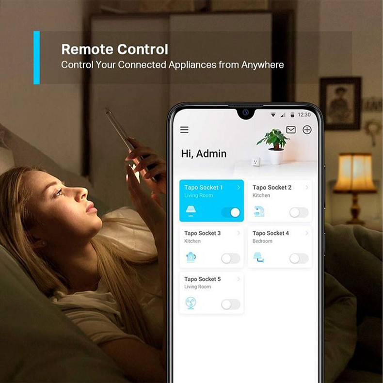 Розумна міні Wi-Fi розетка Tapo P100(4-pack)