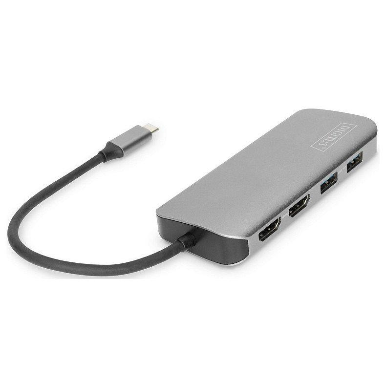 Док-станція DIGITUS USB-C, 8 Port (DA-70884)