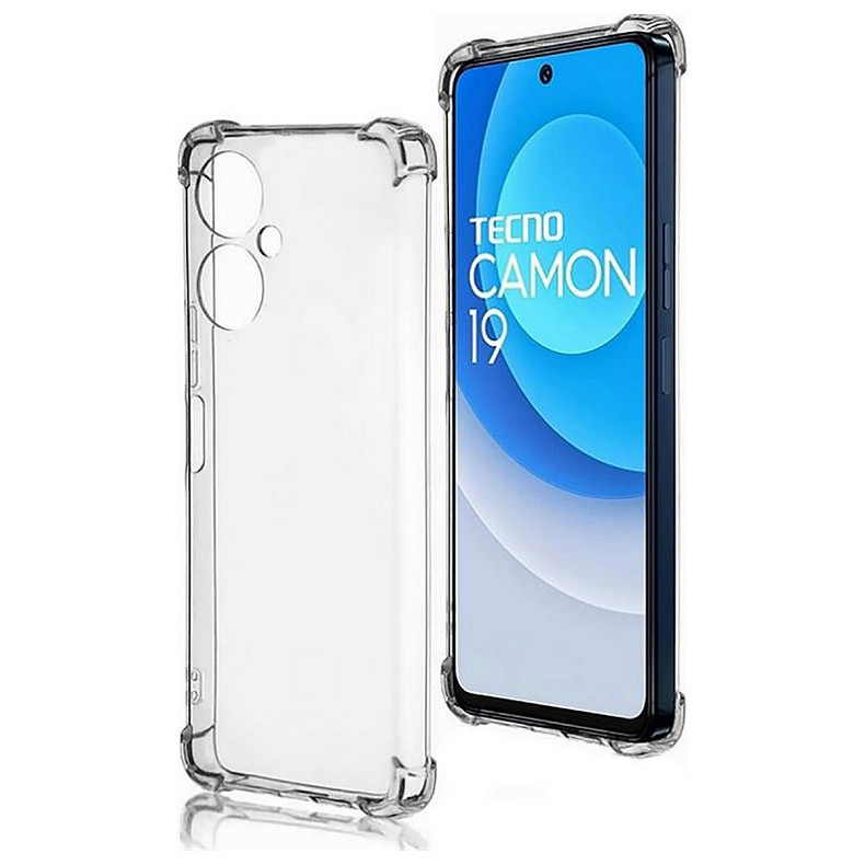 Чехол-накладка BeCover Anti-Shock для Tecno Camon 19 (CI6n)/19 Pro (CI8n) Clear (708901)