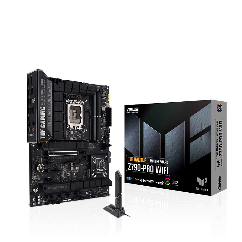 Материнcька плата ASUS TUF GAMING Z790-PRO WIFI s1700 Z790 4xDDR5 M.2 HDMI DP Wi-Fi BT ATX