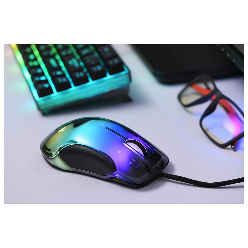 Мышка 2E GAMING MG345 RGB USB Transparent