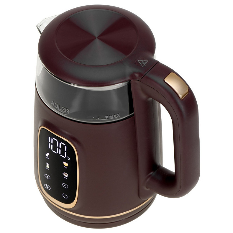 Електрочайник Adler AD 1305 burgundy