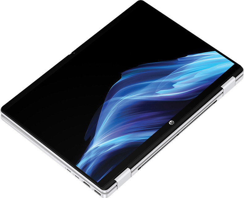 Ноутбук HP OmniBook 5 Flip x360 14-fp0033ua 14"2K IPS Ts,300n/Core3-100U/8Gb/SSD512G/IntGr/DOS/Сріблястий
