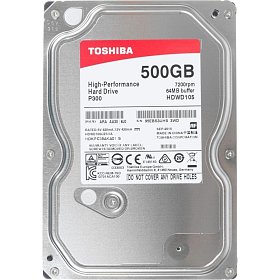 Жесткий диск Toshiba P300 500GB 7200rpm 64MB (HDWD105UZSVA)