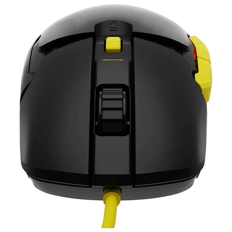 Мышка Modecom Jager Volcano, игровая, 12400dpi., 7кн., RGB, Hot-Swap, custom., черная