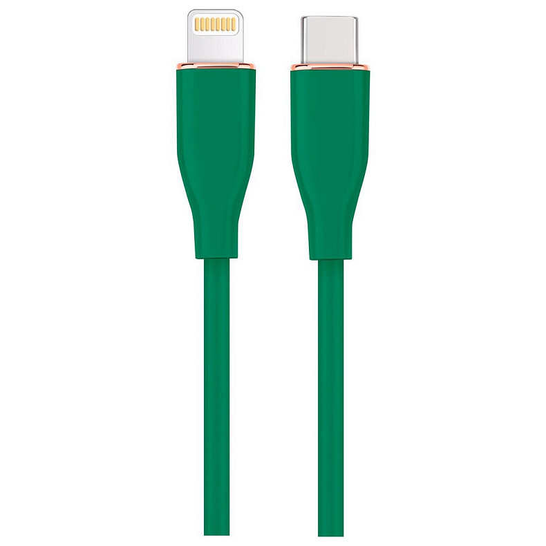 Кабель Cablexpert USB Type-C - Lightning (M/M), 2.25 A, 20 W, 1.5 м, Green (CC-USB2S-CM8PM-1.5M-G)