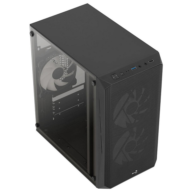 Корпус AeroCool CS-107-A-BK-v2 (ACCX-PC14002.11) Black 600W