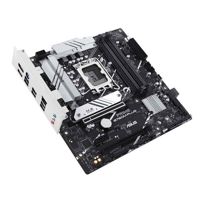 Материнcька плата ASUS PRIME B760M-PLUS s1700 B760 4xDDR5 M.2 HDMI DP mATX