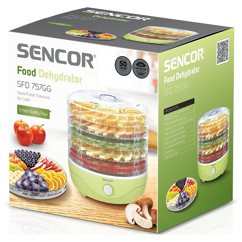 Сушка для продуктів Sencor SFD757GG