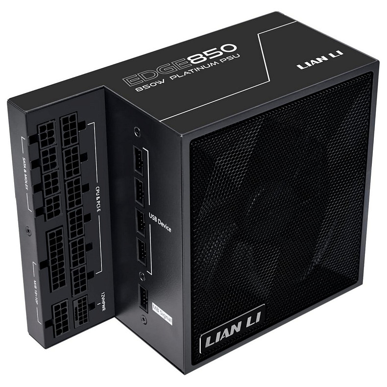 Блок питания Lian Li EDGE850 80 Plus Platinum Black EU Cord (G9P.EG0850.BE00.EU)