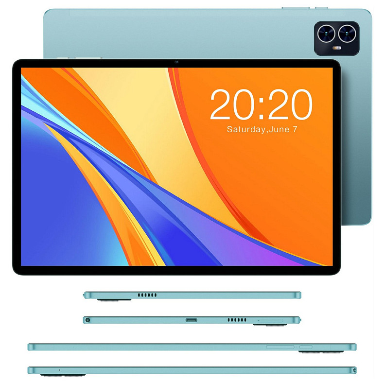 Планшет Teclast M50 8/128GB 4G Dual Sim Aqua Blue (M5H5С/TL-112860) с чехлом