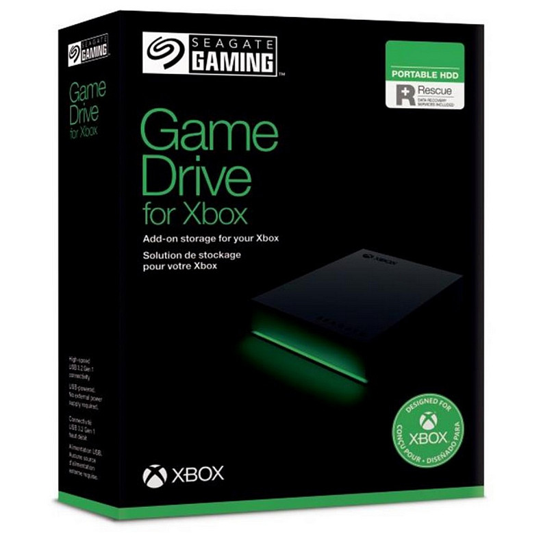 Жорсткий диск Seagate Game Drive Xbox 2.0TB Black (STKX2000400)