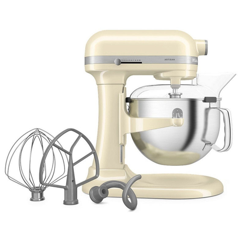 Кухонний комбайн KitchenAid Artisan 5,6 л 5KSM60SPXEAC з підйомною чашею, кремовий