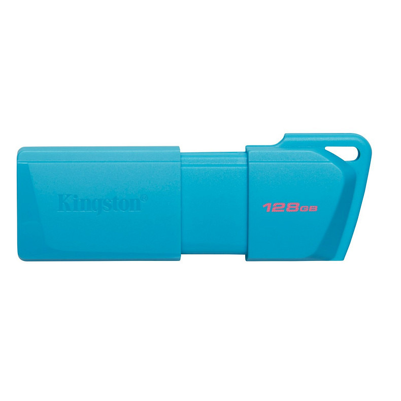Флеш-накопичувач USB3.2 128GB Kingston DataTraveler Exodia M Aqua Blue (KC-U2L128-7LB)