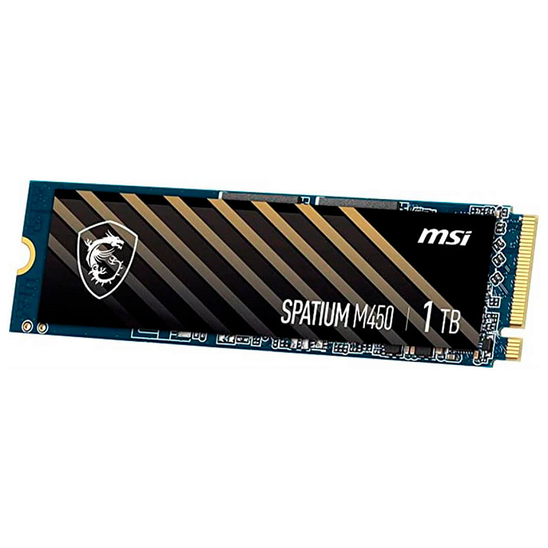 SSD диск MSI Spatium M450 1TB M.2 2280 PCIe 4.0 x4 NVMe 3D NAND TLC (S78-440L980-P83)