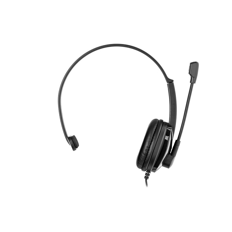 Гарнитура ПК моно On-ear 2E CH12 mini-jack, omni-mic, 1.2м, черный