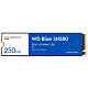 SSD диск WD BLUE SN580 M.2 NVME 250GB WDS250G3B0E