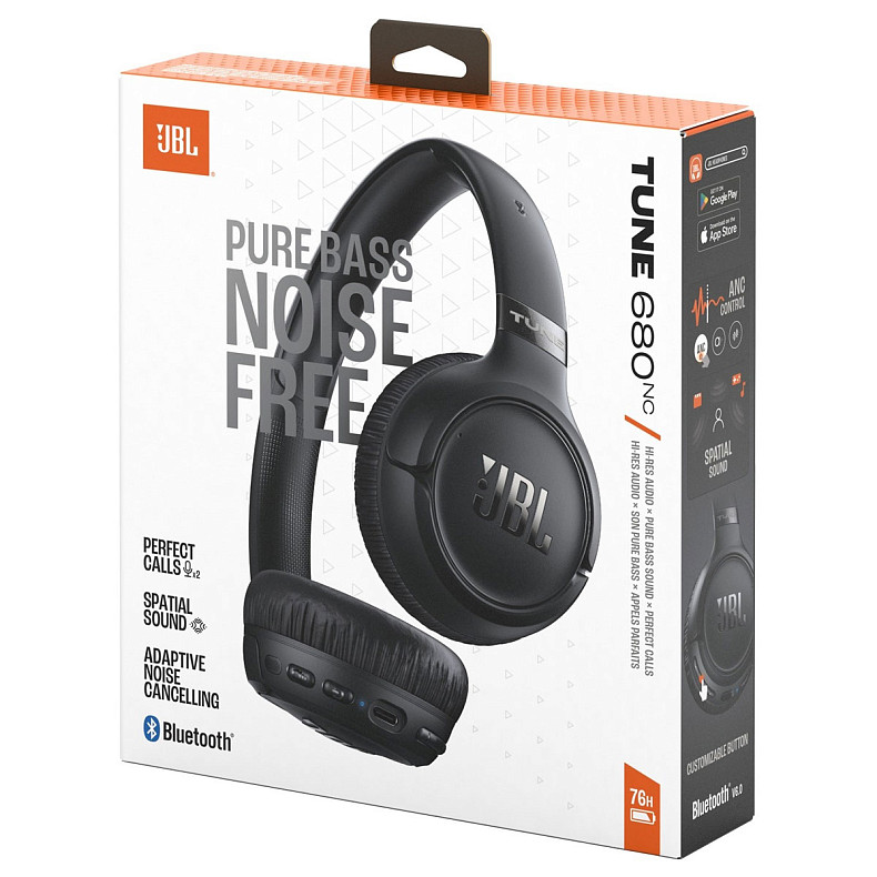 Наушники JBL Tune 680 NC Black (JBLT680NCBLK)