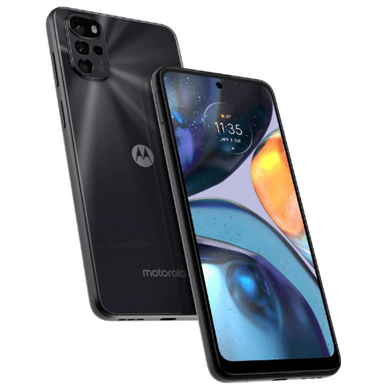 Смартфон Motorola Moto G22 4/64GB Dual Sim Eco Black (TKOMOTSZA0117) EU_