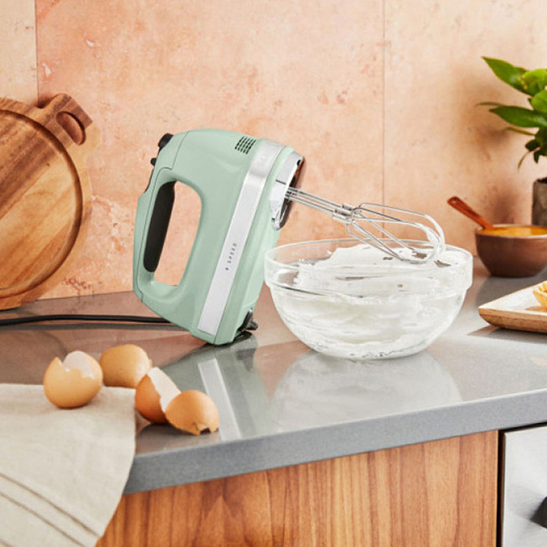 Миксер KitchenAid 5KHM9212EPT ручной 9 скоростей фисташковый