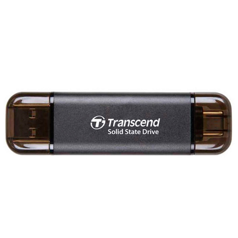 SSD диск Transcend 256GB USB 3.1 Gen 2 Type-A/C ESD310 Black