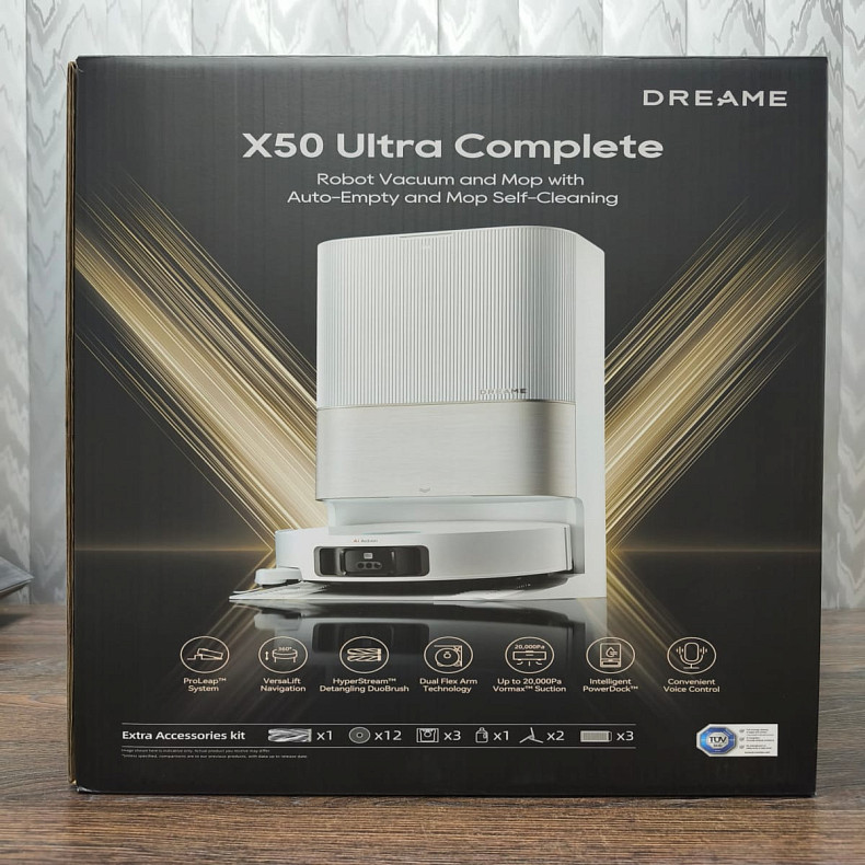 Робот-пылесос моющий Dreame X50 Ultra Complete White  --  Уценка