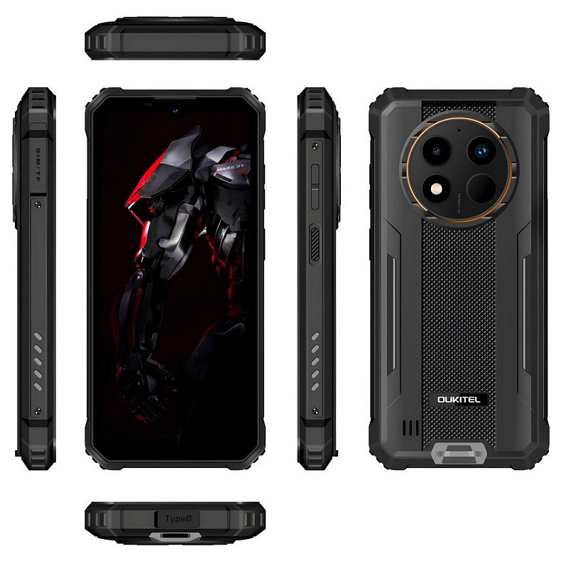 Смартфон Oukitel WP28E 4/64GB Black (6931940757652)