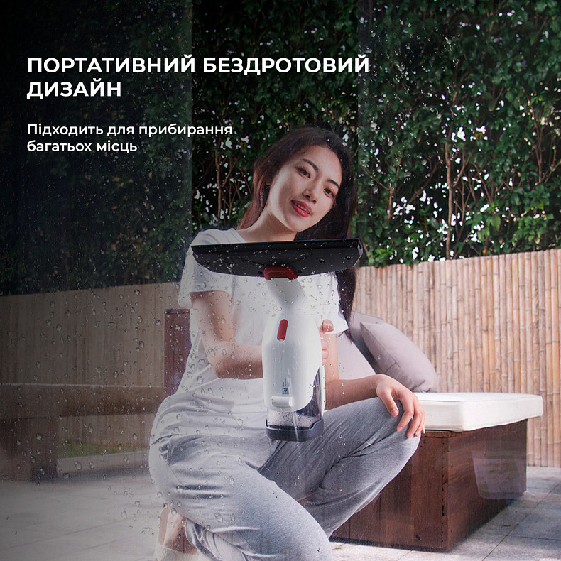 Беспроводной мойщик окон Jimmy Glass Vacuum VW302