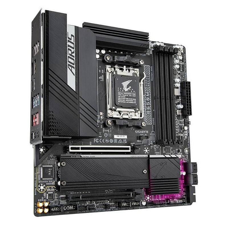 Материнська плата Gigabyte B650M Aorus Elite Socket AM5