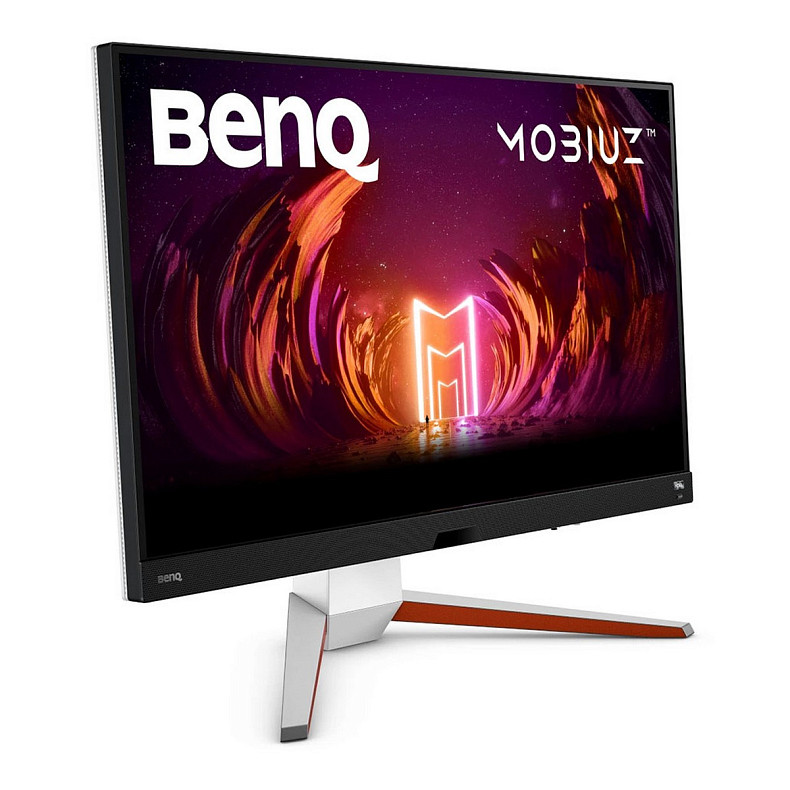 TFT 32" BenQ EX3210U, 4K UHD, IPS, 144Hz, 1 мс, HDMI, DP, USB-hub, HAS, колонки, белый