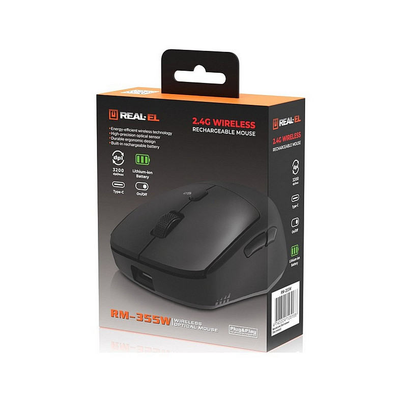Миша REAL-EL RM-355W