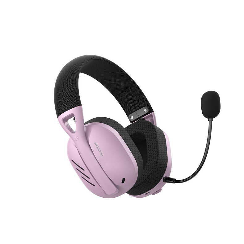 Навушники Hator Hyperpunk 2 Wireless Tri-mode Black/Lilac (HTA-859)